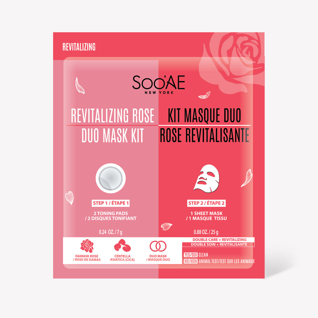 Soo'AE Revitalizing Rose Duo Mask Kit