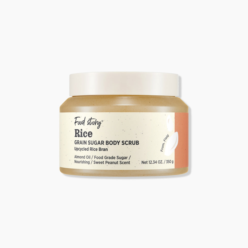 Rice Grain Sugar Body Scrub